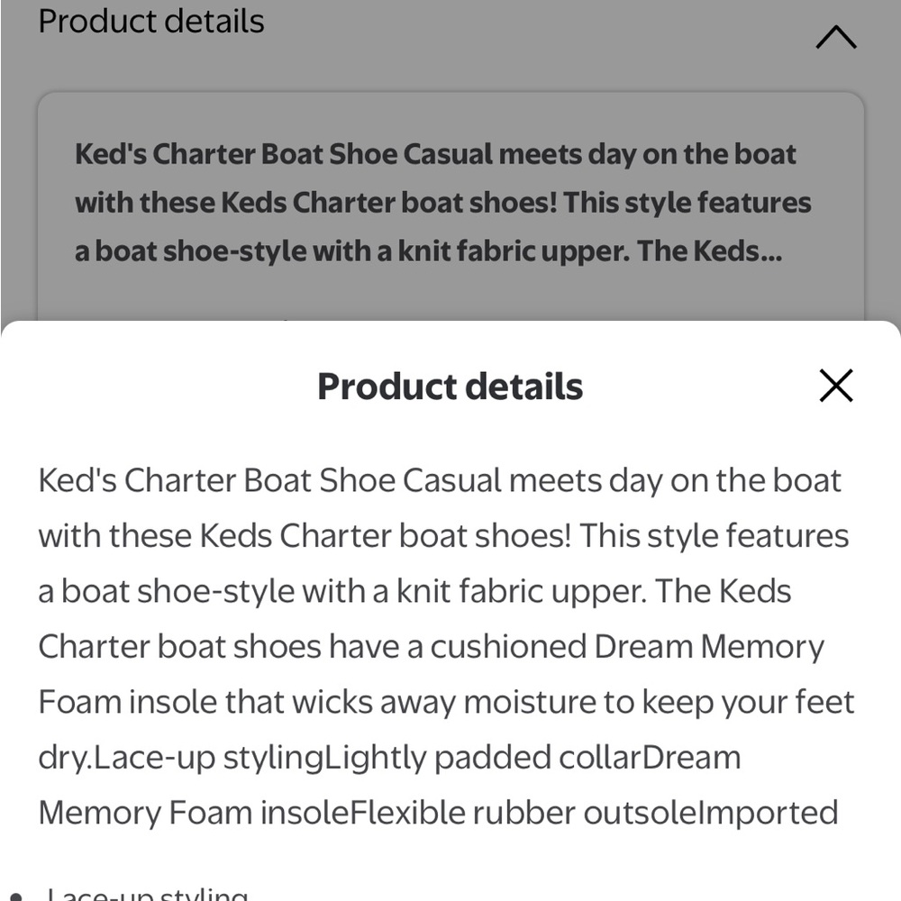 Keds Blue and Tan Flats with Nautical Style - Picture 10 of 10